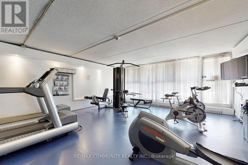 213 - 2 Glamorgan Avenue, Toronto, ON - Indoor Photo Showing Gym Room