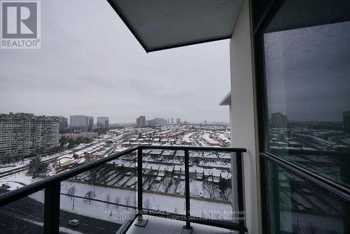1603 - 204 Burnhamthorpe Road E, Mississauga, ON - Outdoor With Balcony With View