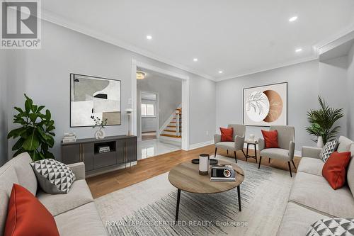 Formal Sitting Staged - 6062 Prairie Circle, Mississauga, ON - Indoor Photo Showing Living Room