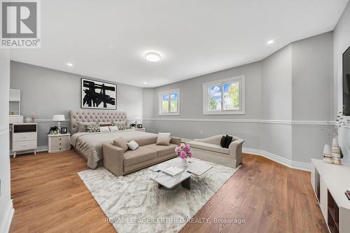 Staging Displaying Spacious Master with Sitting - 6062 Prairie Circle, Mississauga, ON - Indoor