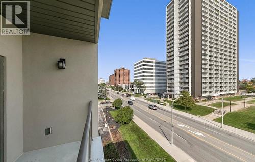 955 Ouellette Avenue Unit# 205, Windsor, ON - Outdoor With Balcony With Facade