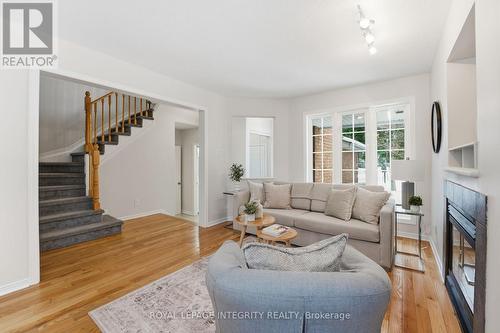 37 Eagleview Street, Ottawa, ON - Indoor Photo Showing Living Room With Fireplace