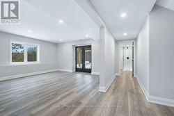 Rec Room and Hallway to Bathroom - 