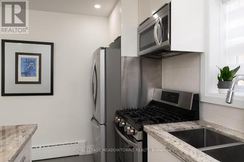 2 - 29 Broadview Avenue, Mississauga, ON - Indoor Photo Showing Kitchen With Double Sink