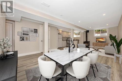 Virtually staged living and dining rooms - B - 336 Tulip Crescent, Ottawa, ON - Indoor Photo Showing Dining Room