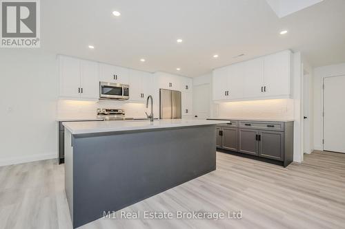 104 - 99B Farley Road, Centre Wellington (Fergus), ON - Indoor Photo Showing Kitchen With Upgraded Kitchen