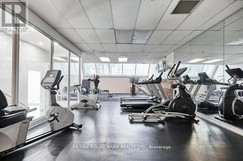 1103 - 4725 Sheppard Avenue E, Toronto, ON - Indoor Photo Showing Gym Room