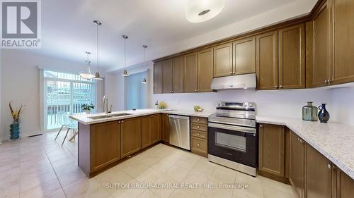 24 Algeo Way, Bradford West Gwillimbury, ON - Indoor Photo Showing Kitchen With Double Sink