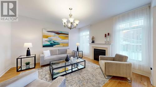 24 Algeo Way, Bradford West Gwillimbury, ON - Indoor Photo Showing Living Room With Fireplace