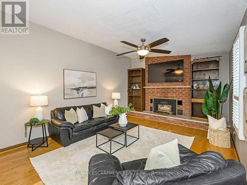 2137 Cleaver Avenue, Burlington, ON - Indoor Photo Showing Living Room With Fireplace