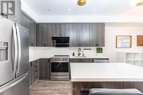 1 - 21 Forbes Avenue, Toronto, ON - Indoor Photo Showing Kitchen With Stainless Steel Kitchen With Upgraded Kitchen