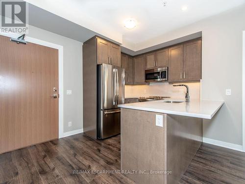 412 - 1105 Leger Way, Milton, ON - Indoor Photo Showing Kitchen With Stainless Steel Kitchen