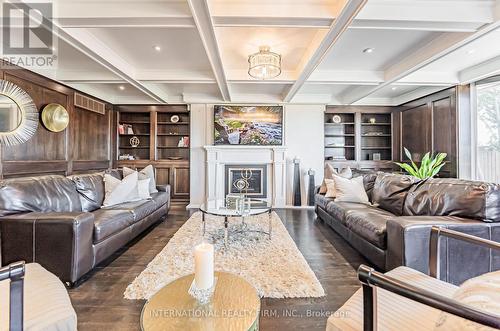 6 Penwood Crescent, Toronto, ON - Indoor Photo Showing Living Room With Fireplace