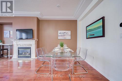 14 - 10 Post Oak Drive, Richmond Hill, ON - Indoor Photo Showing Dining Room With Fireplace