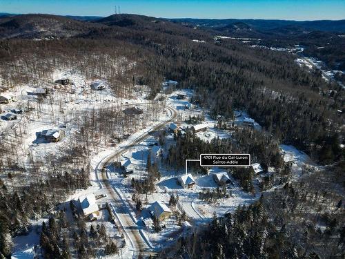 Aerial photo - 4701Z  - 4703Z Rue Du Gai-Luron, Sainte-Adèle, QC - Outdoor With View