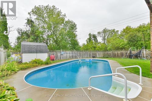 22 Briarwood Crescent, Belleville (Belleville Ward), ON - Outdoor With In Ground Pool With Backyard