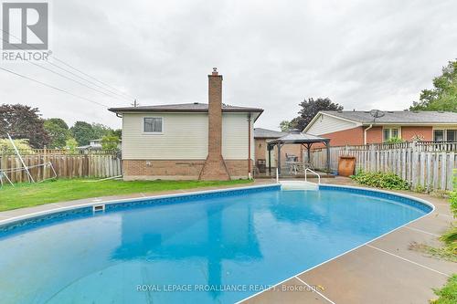 22 Briarwood Crescent, Belleville (Belleville Ward), ON - Outdoor With In Ground Pool With Backyard