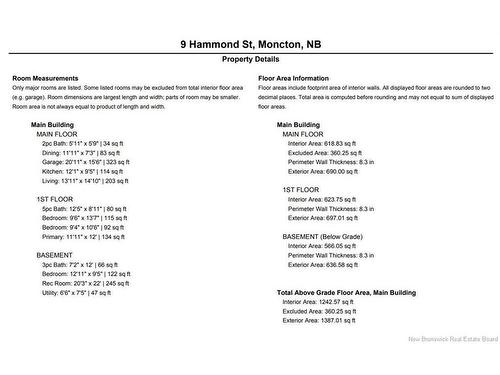 9 Hammond, Moncton, NB 