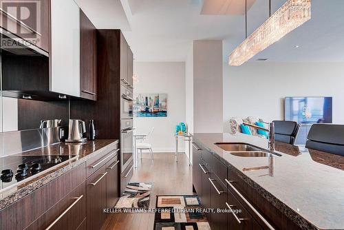 4406 - 80 John Street, Toronto, ON - Indoor Photo Showing Kitchen With Double Sink