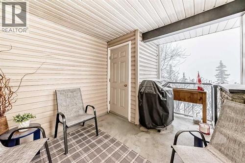 Covered deck! - 107, 345 Rocky Vista Park Nw, Calgary, AB - Outdoor With Deck Patio Veranda With Exterior