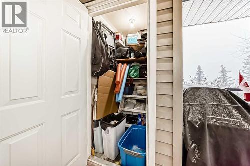 Storage off of deck - 107, 345 Rocky Vista Park Nw, Calgary, AB - Indoor