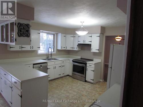 251 4Th Avenue, Hanover, ON - Indoor Photo Showing Kitchen With Double Sink