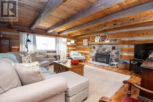 Livingroom - 371-B Godolphin Road, Trent Hills, ON - Indoor Photo Showing Living Room With Fireplace