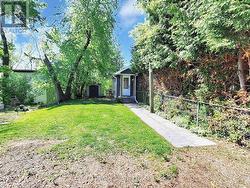 At the end of the long, wide driveway! - 