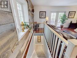 Staircase to basement - now with removable railing - 
