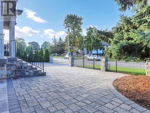Extensive Interlocking, Iron Fence, Long Driveway - 1511 Haig Boulevard, Mississauga, ON - Outdoor