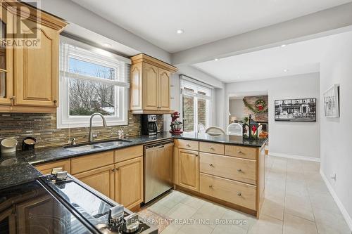 92 Briarwood Road, Markham, ON - Indoor Photo Showing Kitchen With Double Sink