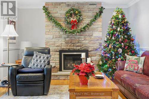 92 Briarwood Road, Markham, ON - Indoor Photo Showing Living Room With Fireplace