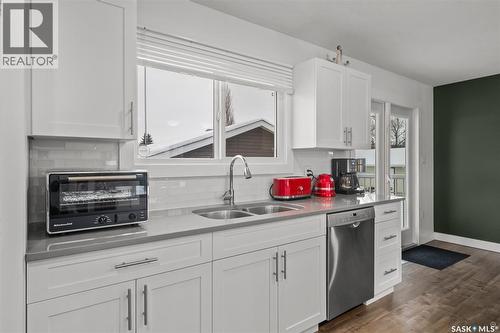 975 Sanderson Crescent, Prince Albert, SK - Indoor Photo Showing Kitchen With Double Sink