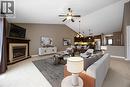 240 Bentley Court, Sarnia, ON  - Indoor Photo Showing Living Room With Fireplace 