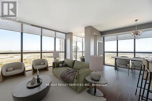 2902 - 2900 Highway 7 Road, Vaughan, ON - Indoor Photo Showing Living Room