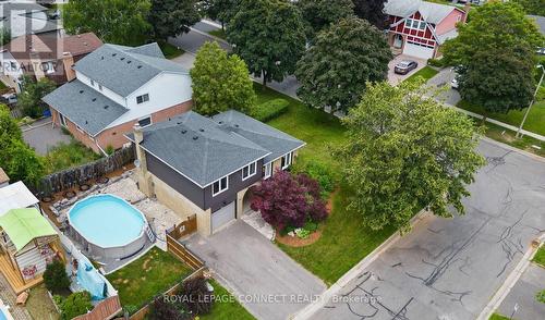 856 Sorrento Avenue, Oshawa, ON - Outdoor With Above Ground Pool With Deck Patio Veranda With View