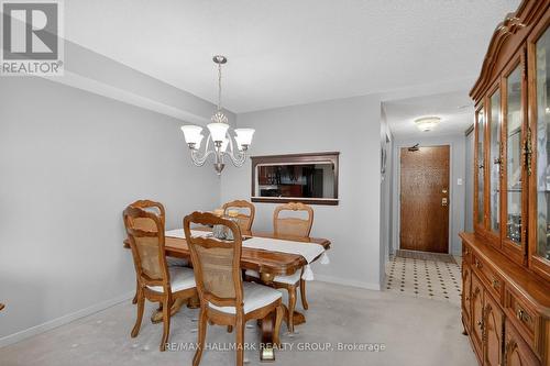 Light Fixtures included - 617 - 80 Sandcastle Drive, Ottawa, ON - Indoor Photo Showing Dining Room