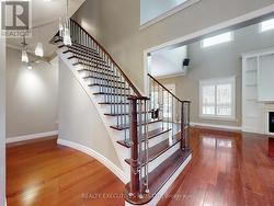 Hardwood Staircase / Wrought Iron Pickets - 