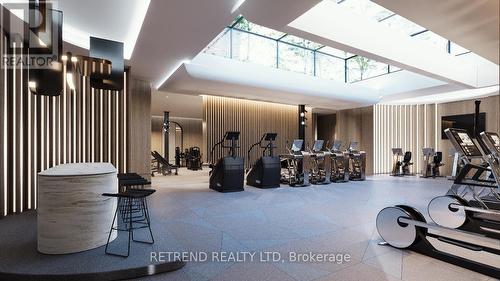 1914 - 1 Quarrington Lane, Toronto, ON - Indoor Photo Showing Gym Room