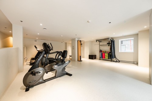 Salle d'exercice - 505-1160 Rue Mackay, Montréal (Ville-Marie), QC - Indoor Photo Showing Gym Room