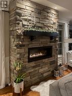 Rock Propane Fireplace - 