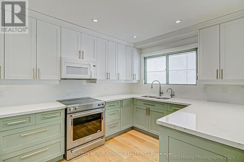 47 Waterloo Avenue, Toronto, ON - Indoor Photo Showing Kitchen With Double Sink With Upgraded Kitchen