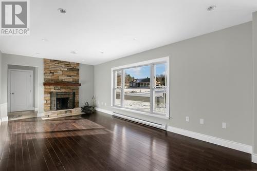 24 Whites Road, Carbonear, NL - Indoor Photo Showing Living Room With Fireplace