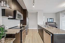 Gourmet Kitchen Features a Subway Tile Backsplash - 