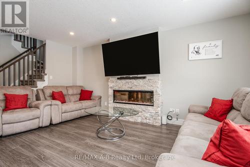 31 Davidson Drive, Stratford, ON - Indoor Photo Showing Living Room With Fireplace