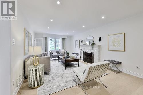 1316 Cambridge Drive, Oakville (Mo Morrison), ON - Indoor Photo Showing Living Room With Fireplace
