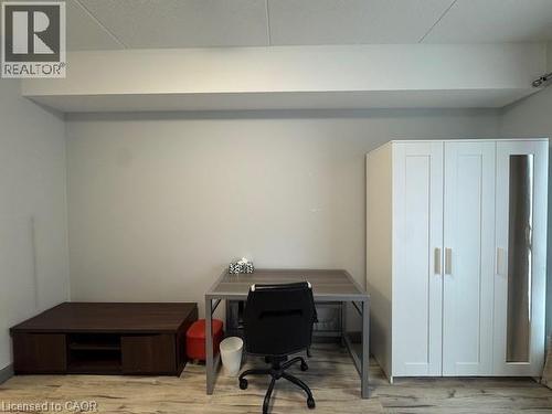 Office with wood finished floors - 77 Leland Street Unit# 223, Hamilton, ON - Indoor Photo Showing Office