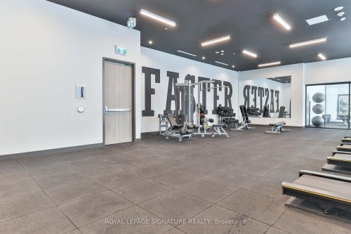3205-50 O'Neill Road, Toronto, ON - Indoor Photo Showing Gym Room