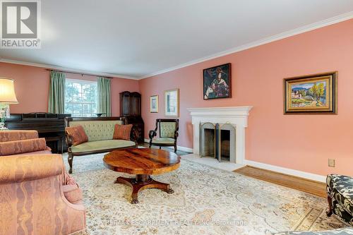 238 Penn Drive, Burlington, ON - Indoor Photo Showing Living Room With Fireplace