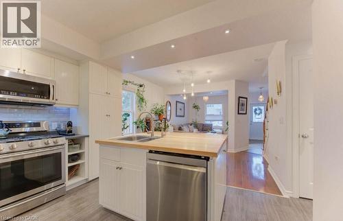 85 Chalmers Street N, Cambridge, ON - Indoor Photo Showing Kitchen With Double Sink